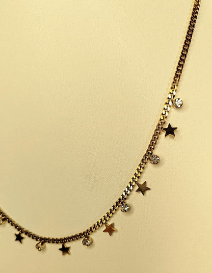 Beaded Charm (Stars ) Neckpiece