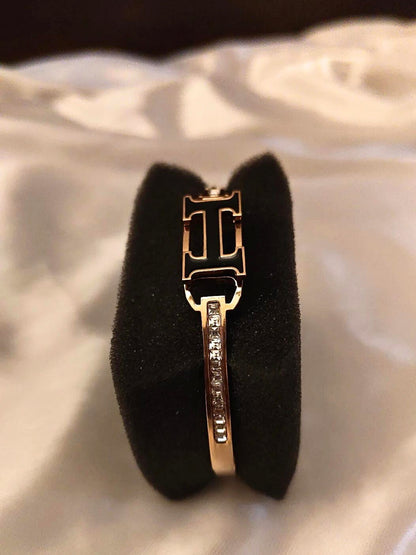RoseGold Brand Inspired Stone Bracelet