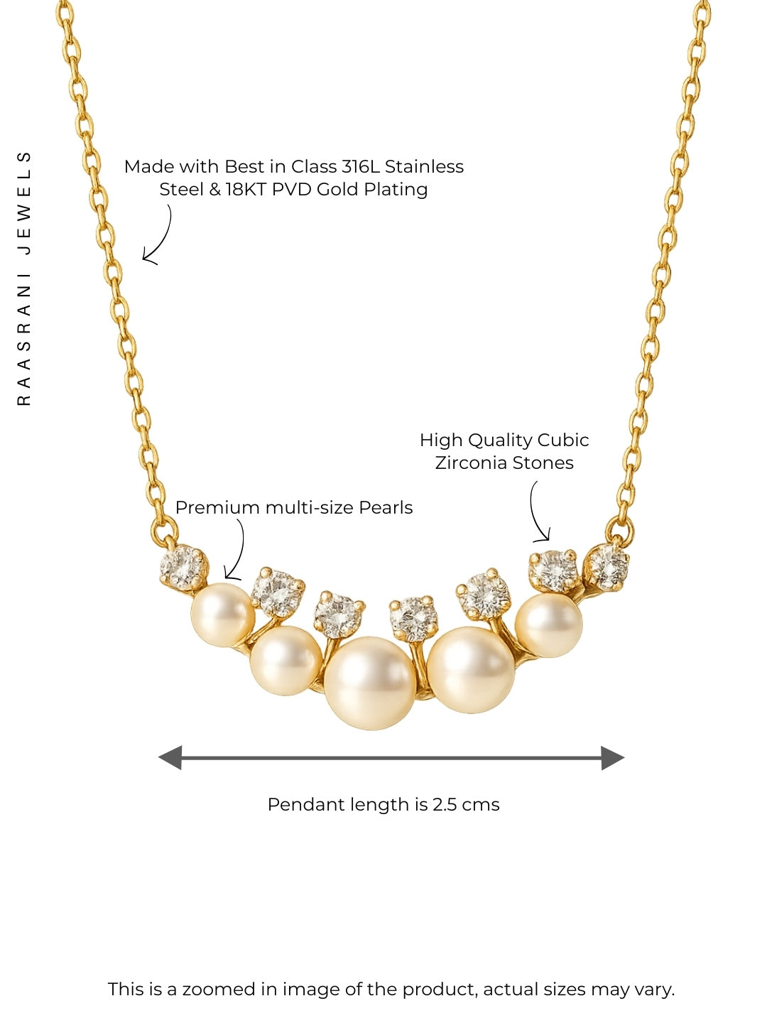 Layered Pearl Necklace Set (Set of 2) | 18K Gold Plated Stainless Steel