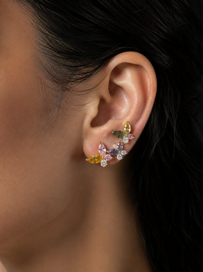 Butterfly Multicolor Necklace & Earring Set