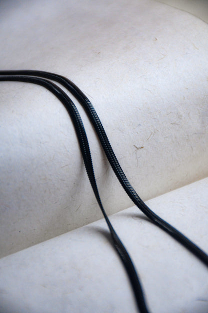 Men’s Sleek Black Chain – Water & Sweat Resistant