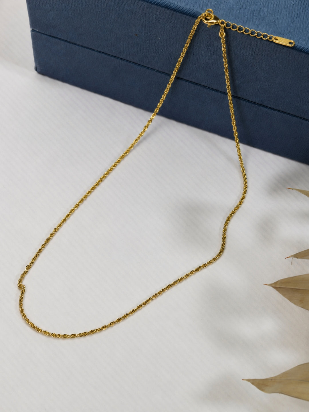 18K Gold Link Chain Necklace | Anti Tarnish Stacking Jewelry